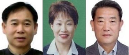 ▲ 2019년 상반기 정기인사에서 서기관으로 승진한 국승원, 전종순, 김중만 과장(왼쪽부터).   ⓒ익산투데이